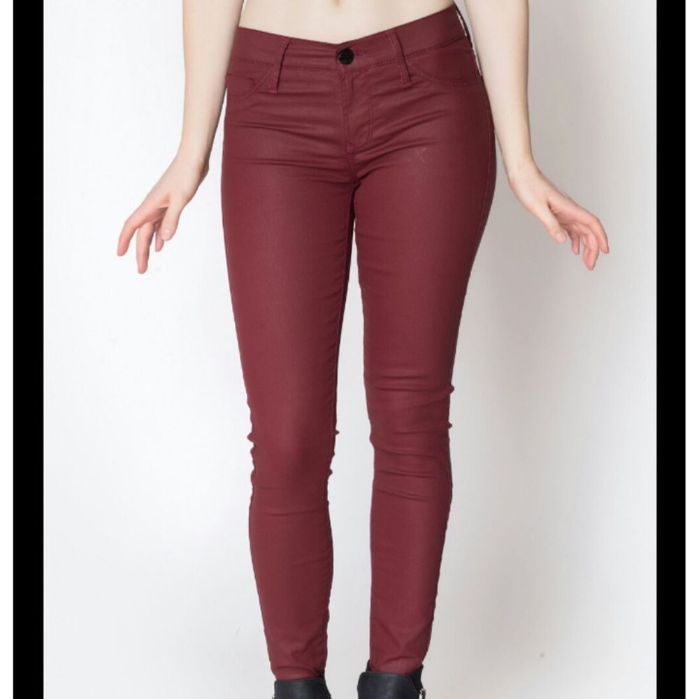 Black Orchid Oxford Coated Denim Pants